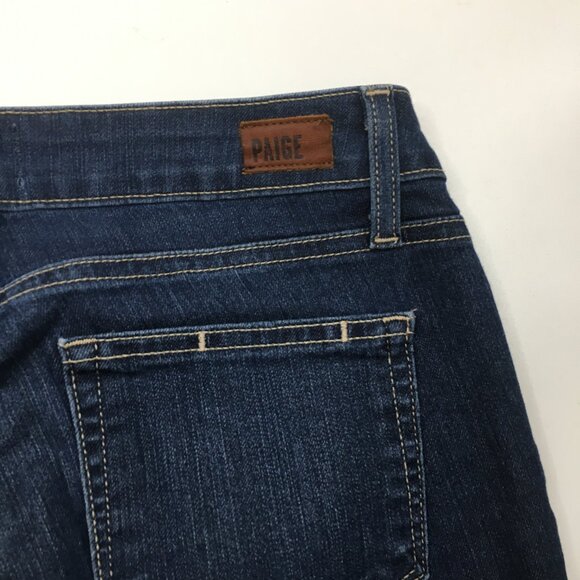 PAIGE Premium Denim Tami Wash Verdugo Ankle 5 Pocket Logo Hardware Jeans - Picture 10 of 11